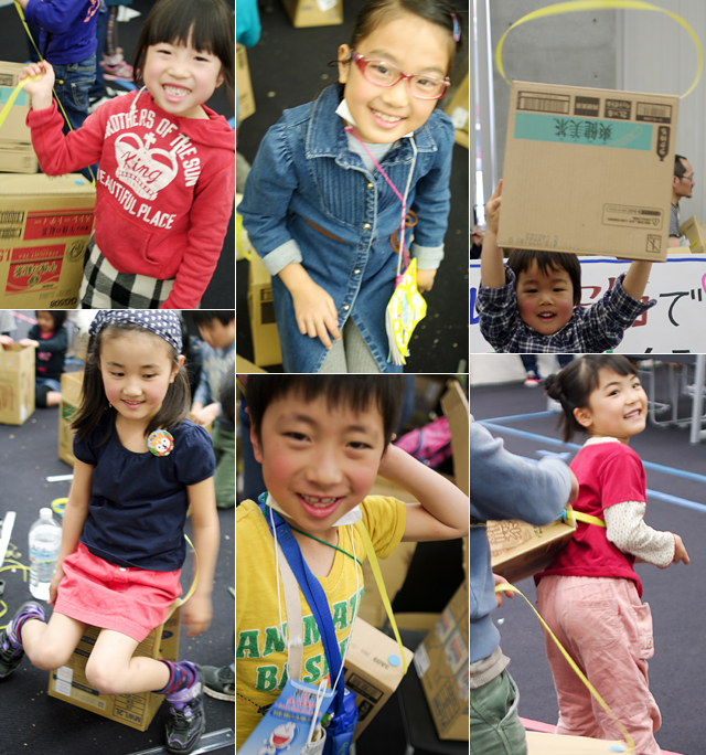 Maker Faire Tokyo 2013 で『ペットボトルの空き箱でカッコいいスツールを作る』ワークショップをやります。